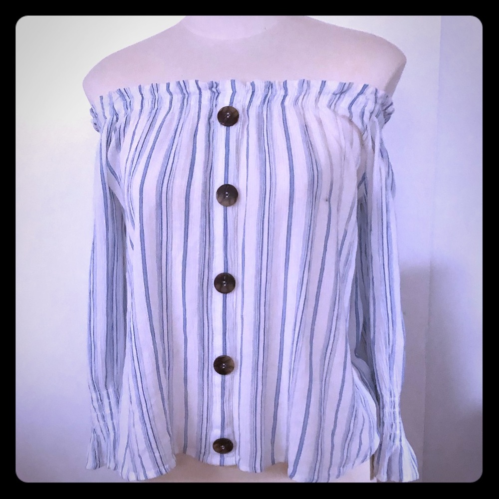 Off the shoulder blouse!